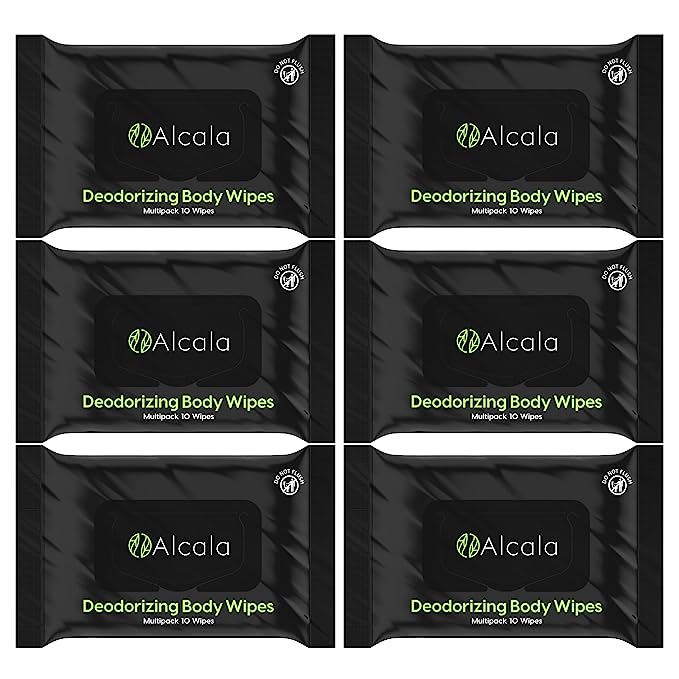 Alcala Deodorizing Body Wipes (60 Count)