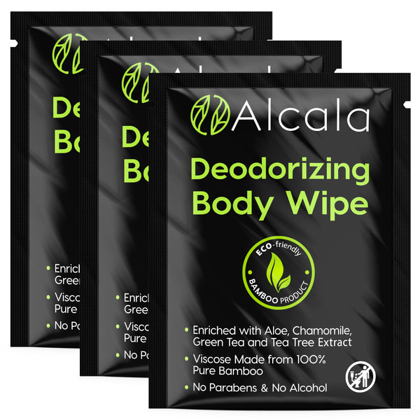 Alcala Deodorizing Body Wipes (3 Count)