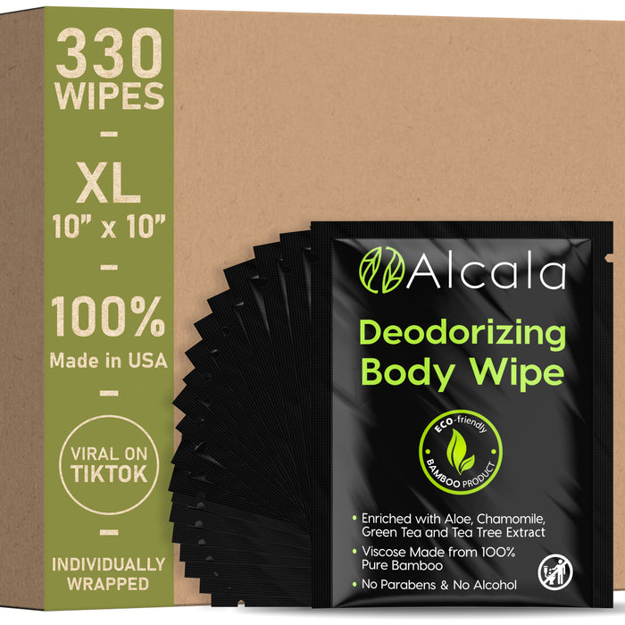Alcala Deodorizing Body Wipes (330 Count)