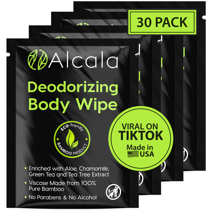 Alcala Deodorizing Body Wipes (30 Count)
